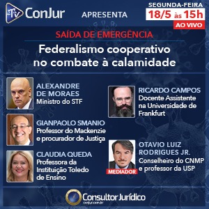 TV ConJur debate federalismo cooperativo no combate à calamidade